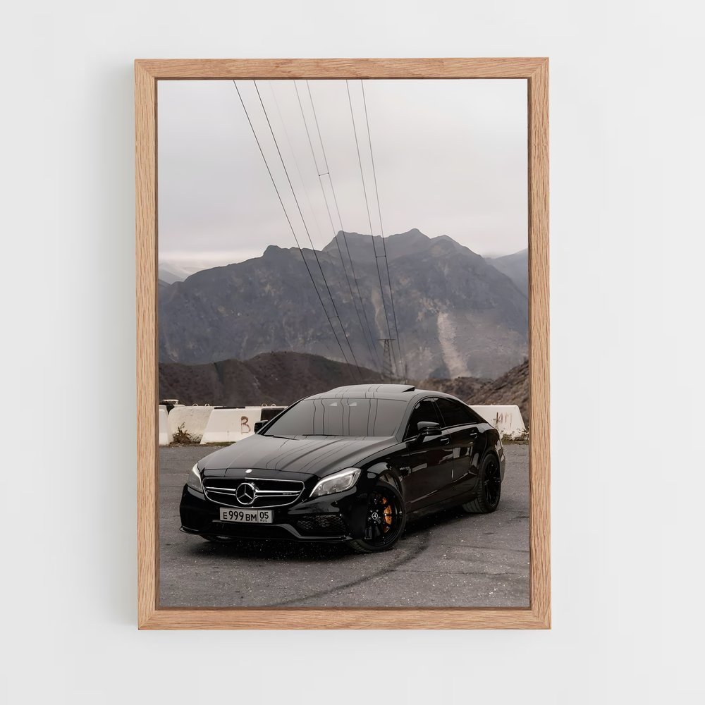 Poster Montagne et Puissance – affiche Mercedes (vue 4)